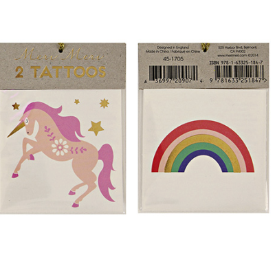 temporary tattoos